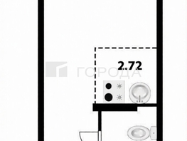 Продается Студия ЖК Радуга Сибири, дом 7, 21  м&sup2;, 2950000 рублей