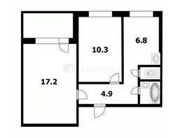 Продается 2-комнатная квартира Дуси Ковальчук ул, 43  м&sup2;, 6590000 рублей