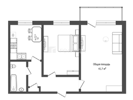 Продается 2-комнатная квартира Линейная ул, 41.7  м&sup2;, 6600000 рублей