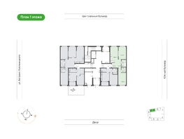 Продается 2-комнатная квартира  Природные кварталы Сибирия, 66  м&sup2;, 8120574 рублей