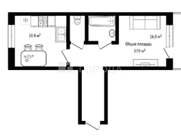Продается 1-комнатная квартира Петухова ул, 37.9  м&sup2;, 3850000 рублей