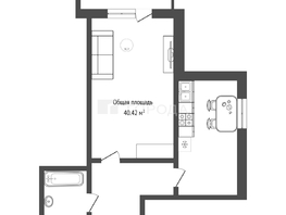 Продается 1-комнатная квартира Немировича-Данченко ул, 40.42  м&sup2;, 6200000 рублей