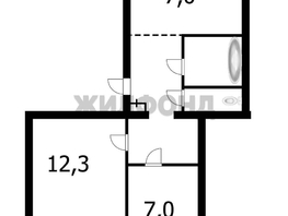 Продается 2-комнатная квартира Омская ул, 36.6  м&sup2;, 5200000 рублей
