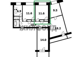 Продается Комната Киевская ул, 11.6  м&sup2;, 1300000 рублей