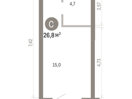 Продается Студия ЖК Город на озере, 26.81  м&sup2;, 7870000 рублей