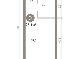 Продается Студия ЖК Город на озере, 25.11  м&sup2;, 7970000 рублей