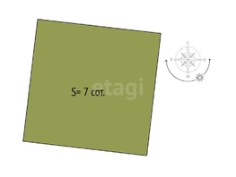 Продается Участок ИЖС Петухова ул, 7  сот., 3300000 рублей