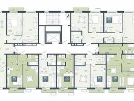Продается 3-комнатная квартира ЖК Дом в Мичуринском, блок 2, 90.83  м&sup2;, 8528937 рублей