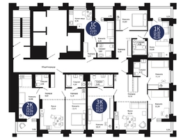 Продается 2-комнатная квартира ЖК Первый на Рябиновой, 61.51  м&sup2;, 8500600 рублей