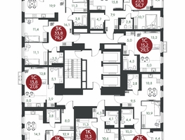 Продается 2-комнатная квартира ЖК Скандинавские кварталы, дом 1, 56.6  м&sup2;, 7760300 рублей