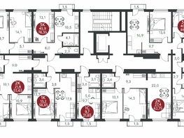 Продается 3-комнатная квартира ЖК Скандинавские кварталы, дом 1, 76.35  м&sup2;, 8977100 рублей