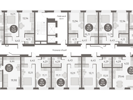 Продается 2-комнатная квартира ЖК Первый на Титова, 57  м&sup2;, 7799000 рублей