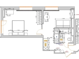 Продается 1-комнатная квартира Дуси Ковальчук ул, 51  м&sup2;, 9000000 рублей