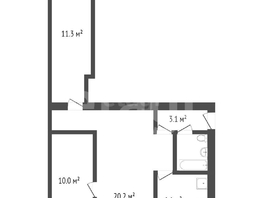 Продается 3-комнатная квартира Дуси Ковальчук ул, 55  м&sup2;, 5600000 рублей