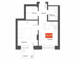 Продается 1-комнатная квартира  Квартал ЩА, 36  м&sup2;, 7990000 рублей