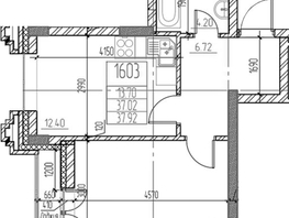 Продается 1-комнатная квартира ЖК Чернышевский, корп 3.3, 37.02  м&sup2;, 8980000 рублей