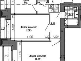 Продается 2-комнатная квартира ЖК Комсомольский проспект, дом 2, 52.63  м&sup2;, 10600000 рублей