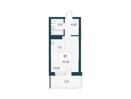 Продается Студия ЖК Расцветай на Бугринской роще, 29.98  м&sup2;, 5280000 рублей