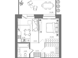Продается Студия ЖК Спектр, дом 9, 59.18  м&sup2;, 10000000 рублей