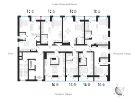 Продается Студия ЖК Нормандия-Неман, дом 3, 44.7  м&sup2;, 6420000 рублей