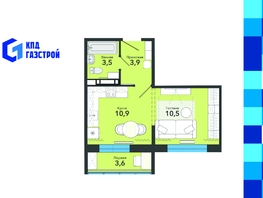 Продается Студия ЖК Чистая Слобода, дом 65, 32.4  м&sup2;, 5050000 рублей