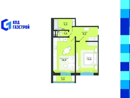 Продается 2-комнатная квартира ЖК Чистая Слобода, дом 65, 55  м&sup2;, 7040000 рублей