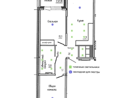 Продается 2-комнатная квартира ЖК Самоцветы, Бирюза дом 3, 63.9  м&sup2;, 8430000 рублей