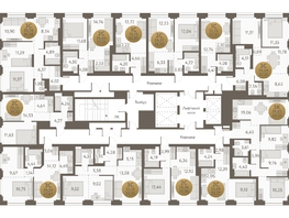 Продается 2-комнатная квартира ЖК Урбан Пикс, 39.9  м&sup2;, 7146100 рублей