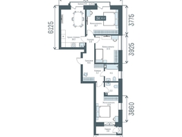 Продается 3-комнатная квартира  Кварталы Немировича, 2 очередь, 83.4  м&sup2;, 14380000 рублей