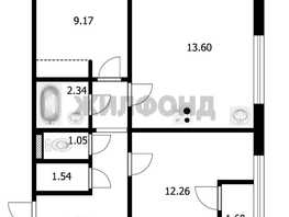 Продается 3-комнатная квартира В. Высоцкого ул, 55.54  м&sup2;, 3500000 рублей