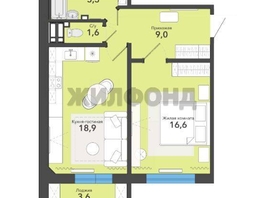 Продается 2-комнатная квартира ЖК Чистая Слобода, дом 72, 50.6  м&sup2;, 6000000 рублей
