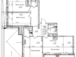 Продается 2-комнатная квартира ЖК Чернышевский, корп 3.3, 89.3  м&sup2;, 19500000 рублей