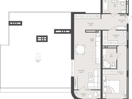 Продается 1-комнатная квартира ЖК Новый Кедровый, дом 2, 149.89  м&sup2;, 12910000 рублей