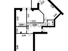 Продается 4-комнатная квартира В. Высоцкого ул, 82.3  м&sup2;, 10500000 рублей