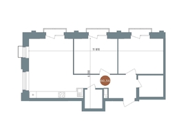 Продается 2-комнатная квартира  1956 Кварталы Телецентра, 2, 60.3  м&sup2;, 11690000 рублей
