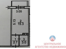 1-комнатная квартира, 22 м², 7/12 этаж