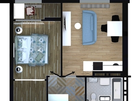 2-комнатная квартира, 45.71 м², 5-13/16 этаж