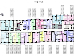 Студия, 25.87 м², 13-16/25 этаж