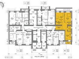 3-комнатная квартира, 72.1 м², 1/13 этаж