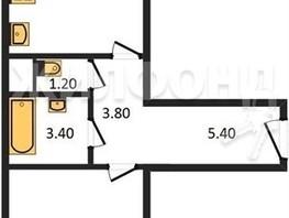 Продается 1-комнатная квартира ЖК Софийский квартал, дом 4, 47.3  м², 5540000 рублей