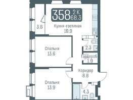 Продается 3-комнатная квартира ЖК Кварталы Немировича, 66.5  м², 10600000 рублей