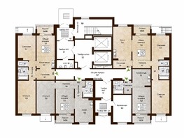 Продается 2-комнатная квартира ЖК Новый горизонт, дом 4, 59.3  м², 6130000 рублей