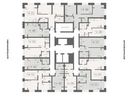 Продается 3-комнатная квартира ЖК Ньютон, корпус 1, 64.22  м², 8610000 рублей