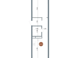 Продается 2-комнатная квартира ЖК 19/56 Кварталы Телецентра, сек 6, 40.37  м², 7880000 рублей