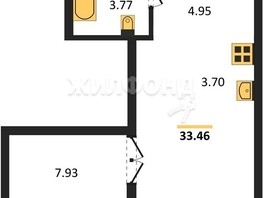 Продается 1-комнатная квартира АК IQ Aparts, 32.93  м², 6390000 рублей