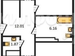 Продается 3-комнатная квартира ЖК Сакура парк, дом 1, сек 2, 95.41  м², 13600000 рублей