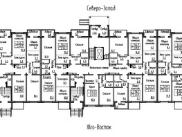 Продается 2-комнатная квартира ЖК Фламинго, дом 21, 50.8  м², 5100000 рублей