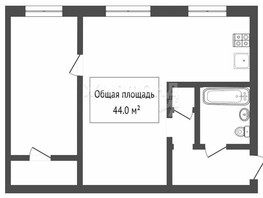 Продается 2-комнатная квартира Достоевского ул, 44.5  м², 5400000 рублей