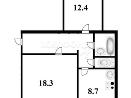 Продается 2-комнатная квартира Чемская ул, 52.8  м², 4700000 рублей