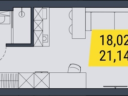 Продается Студия АК Land Lord (Ленд Лорд), 21.14  м², 5285000 рублей